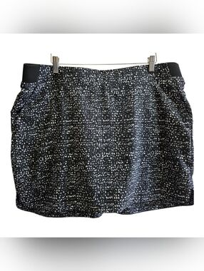 CypressClub Golf Black / White Patterned Women's Skort